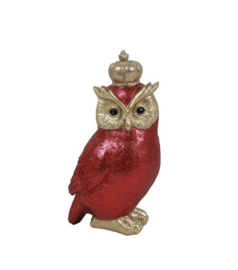 Uil Alfred L cerise-12x10,5x24CM