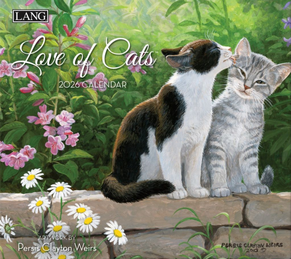 LANG Kalender 2026 - LOVE OF CATS