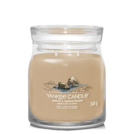 Yankee Candle Signature Medium Jar Amber & Sandalwood