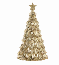 Kerstboom met parels 35.5cm