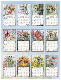 Lang Kalender 2027 - BIRDHOUSES