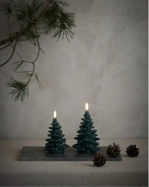 Uyuni LED Kerstboom-Kaars Pine green - Smooth 10x15cm