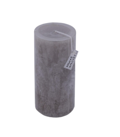 Pillar Candle 9x20cm Taupe