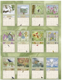 Lang Kalender 2027 - BIRDS IN THE GARDEN