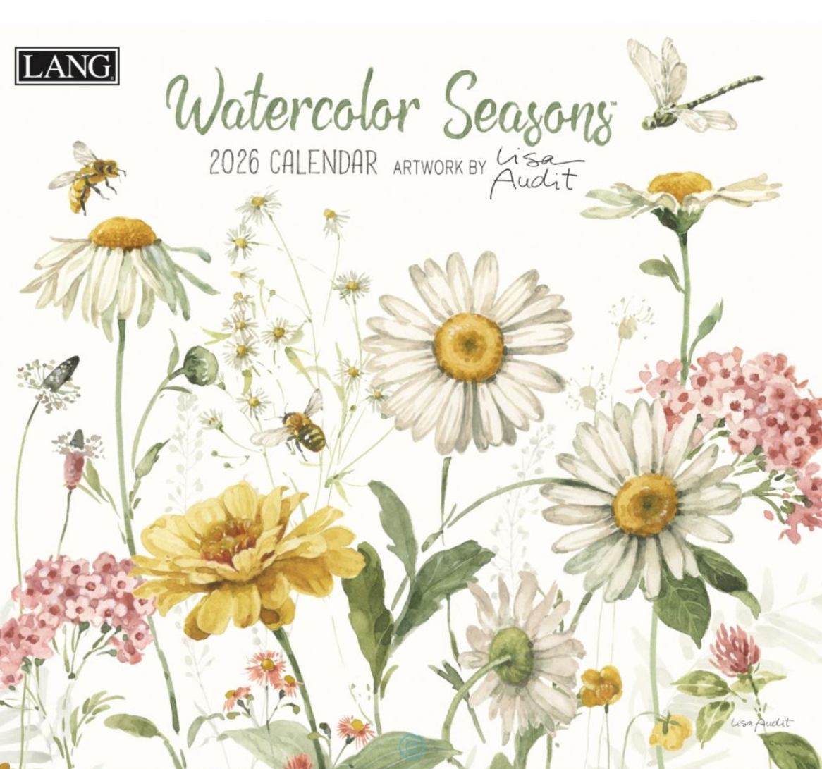 LANG Kalender 2026 - WATERCOLOR SEASONS
