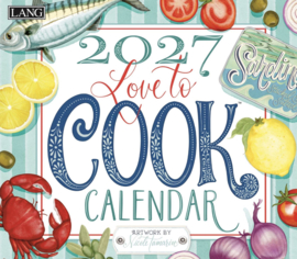 Lang Kalender 2027 - LOVE to COOK