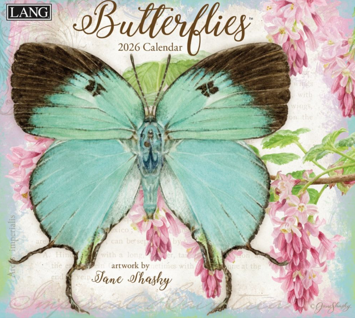 LANG Kalender 2026 - BUTTERFLIES