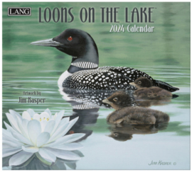 Loons On The Lake 2024 Grote kalender