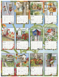 Birdhouses 2024 Grote kalender