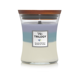 WoodWick Trilogy Medium Candle Calming Retreat