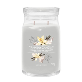 Yankee Candle Signature Large Jar Smoked Vanilla & Cashmere