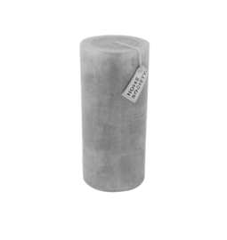 Pillar Candle 9x20cm Dawn Grey