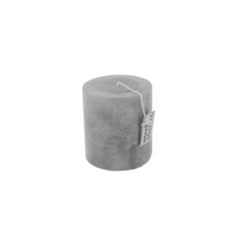 Pillar Candle 9x10cm Grey Dawn