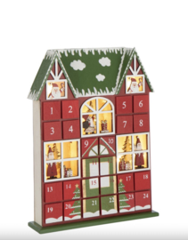 Adventskalender rood