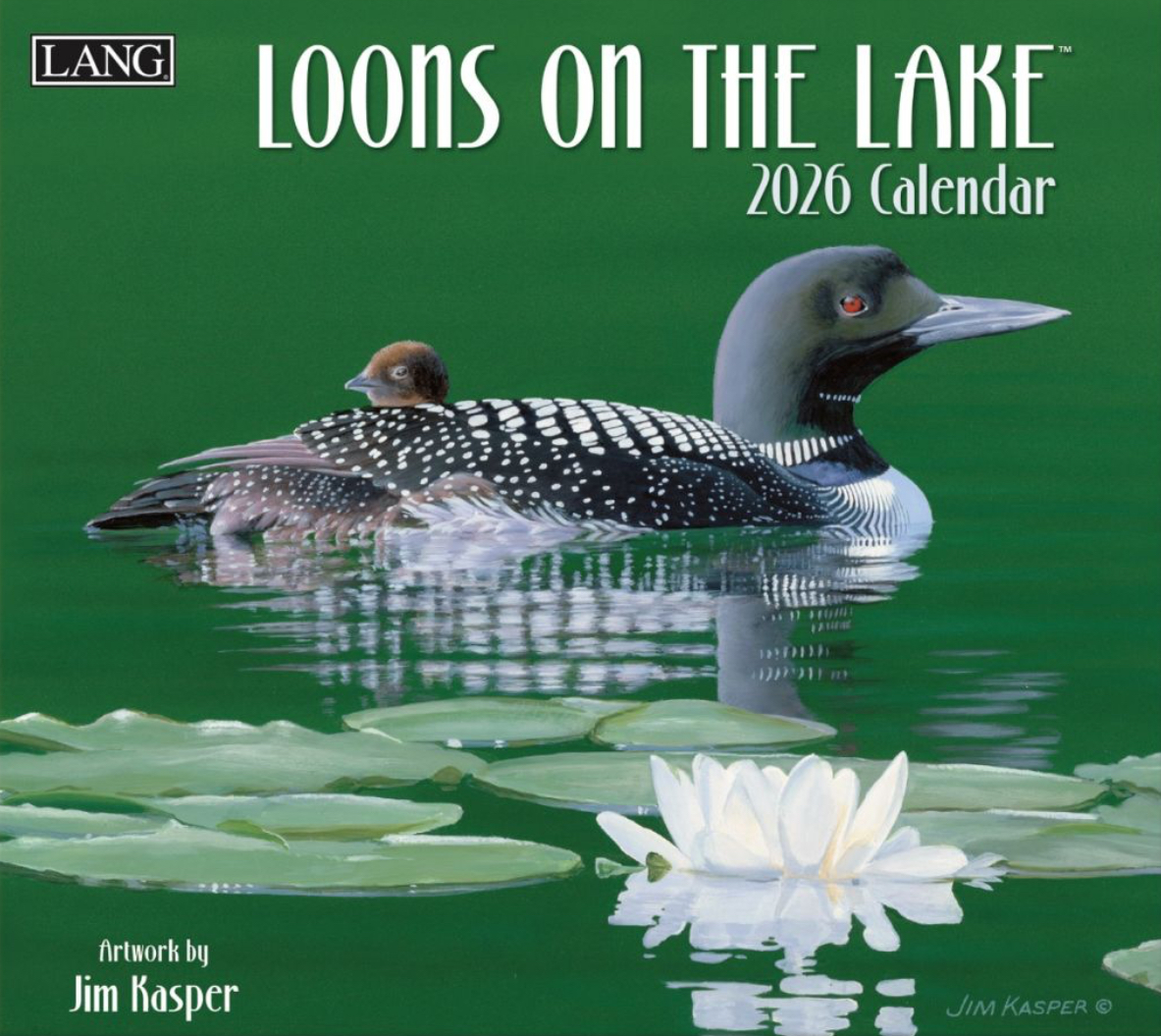 LANG Kalender 2026 - LOONS ON THE LAKE