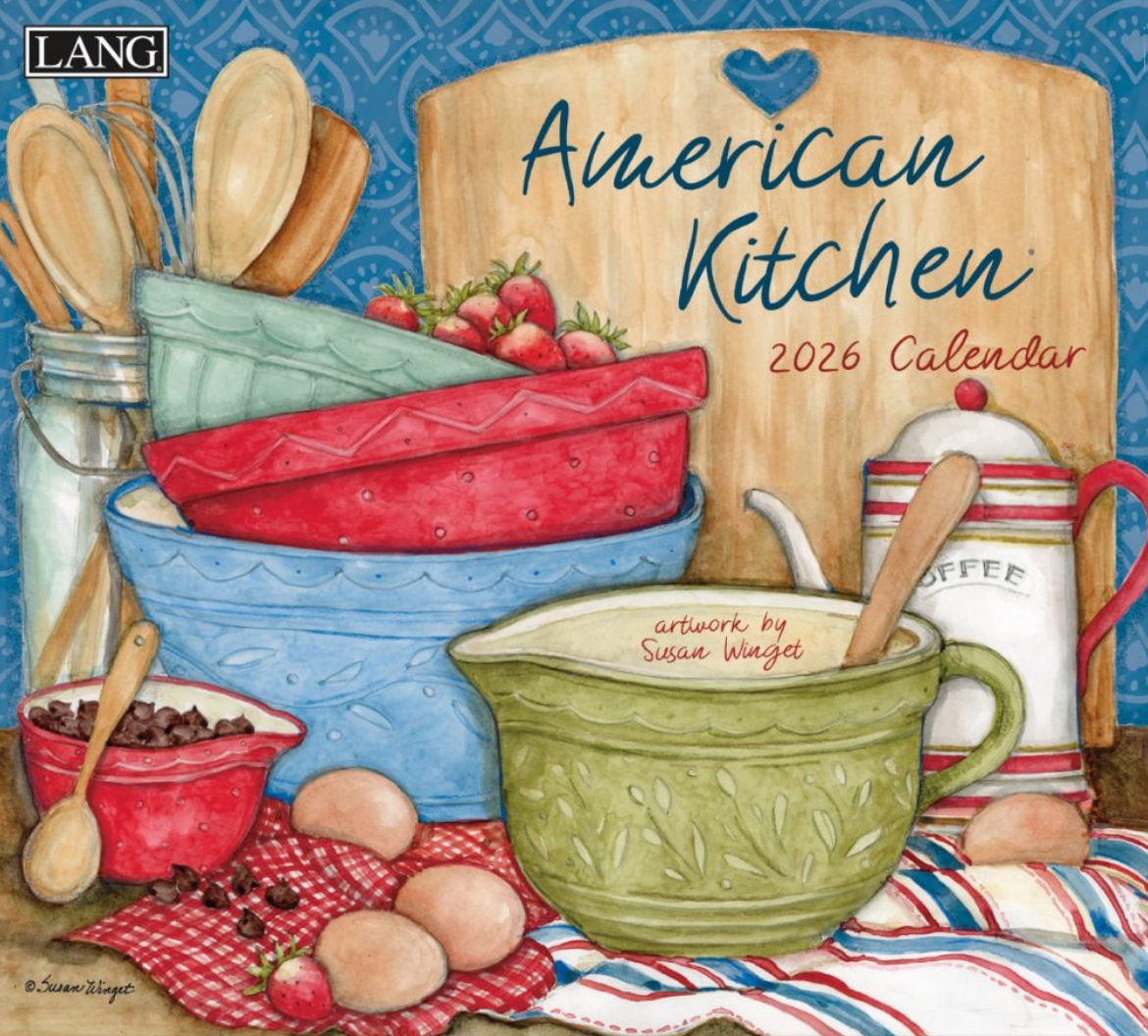 LANG Kalender 2026 - AMERICAN KITCHEN