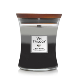 WoodWick Trilogy Medium Candle Warm Woods