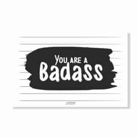 Kadokaart | You are a badass, per 10 stuks