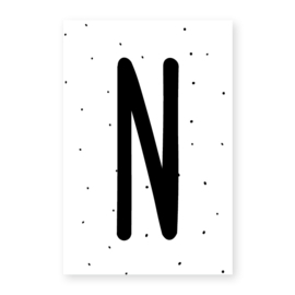 Naamslinger letter N (per 10)