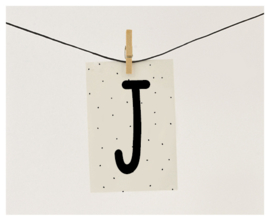 Naamslinger letter j (per 10)