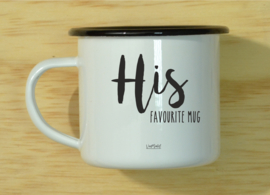 MOK (EMAILLE) - His favourite mug