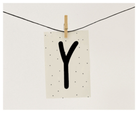 Naamslinger letter Y (per 10)