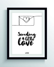 Sending a little love (one line)