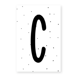 Naamslinger letter C (per 10)