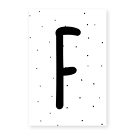 Naamslinger letter F (per 10)