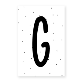 Naamslinger letter G (per 10)