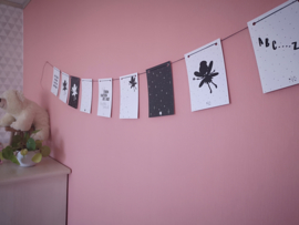 Kaartenslinger Prinses (set van 9 kaarten)