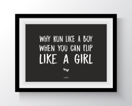 Run like a boy