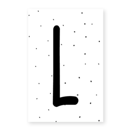 Naamslinger letter L (per 10)