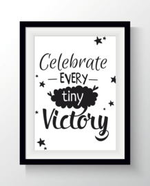 Celebrate every tiny victory