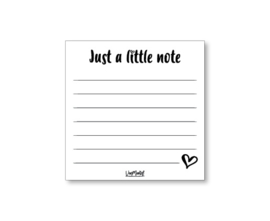 Just a little note notitieblok