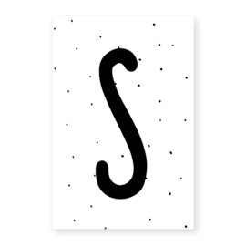 Naamslinger letter S (per 10)