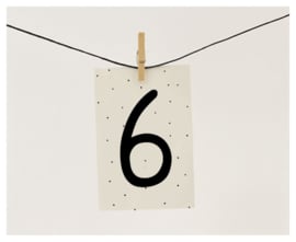 Naamslinger Cijfer 6 (per 10)