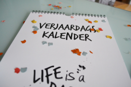 Verjaardagskalender Life is a party