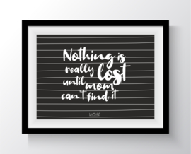 Nothing is really lost