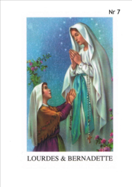 NR 7 (lourdes en bernadette)  per 10 stuks