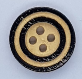 Knopen met een dubbele rand 15 mm