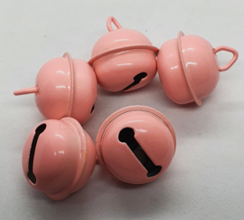 20mm Baby Roze Belletjes (5 stuks)