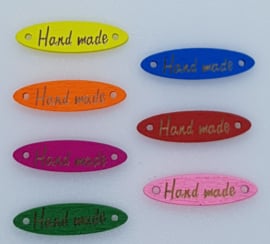 Gekleurde Houten Ovalen Handmade Buttons