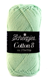 Scheepjes Cotton 8 nr 664 Zacht Groen