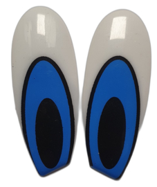 Cartoon Ogen Blauw 45x18mm (2 stuks)