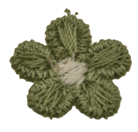 Bloemetjes Groen 15mm (5 stuks)