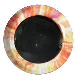 Geel Oranje Fantasie Ogen 25mm