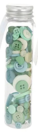 Trimits Knopen pastel Groen