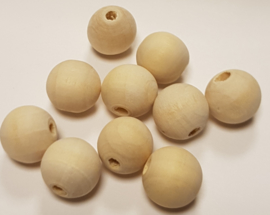14mm Blank Houten Kralen 10 Stuks