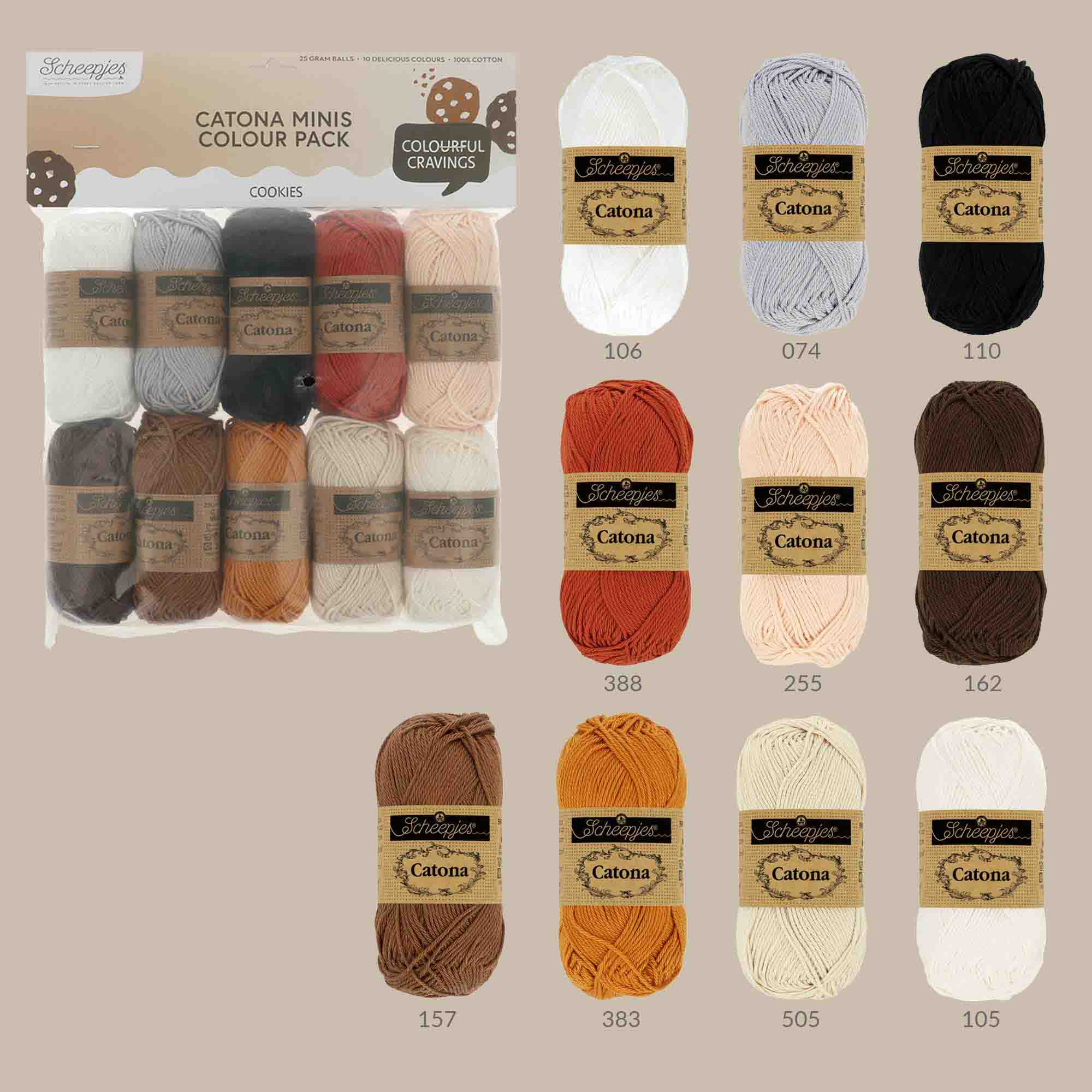 Catona colour pack - Cookies